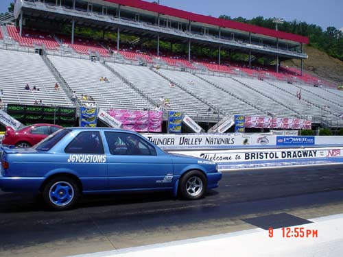 Drag car at Bristol Dragway